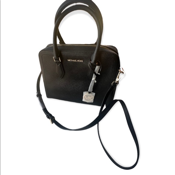 AYDEN MEDIUM SAFFIANO LEATHER SATCHEL - Picture 7 of 10